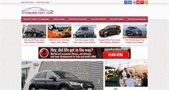 Desktop Screenshot of otomobiltest.com